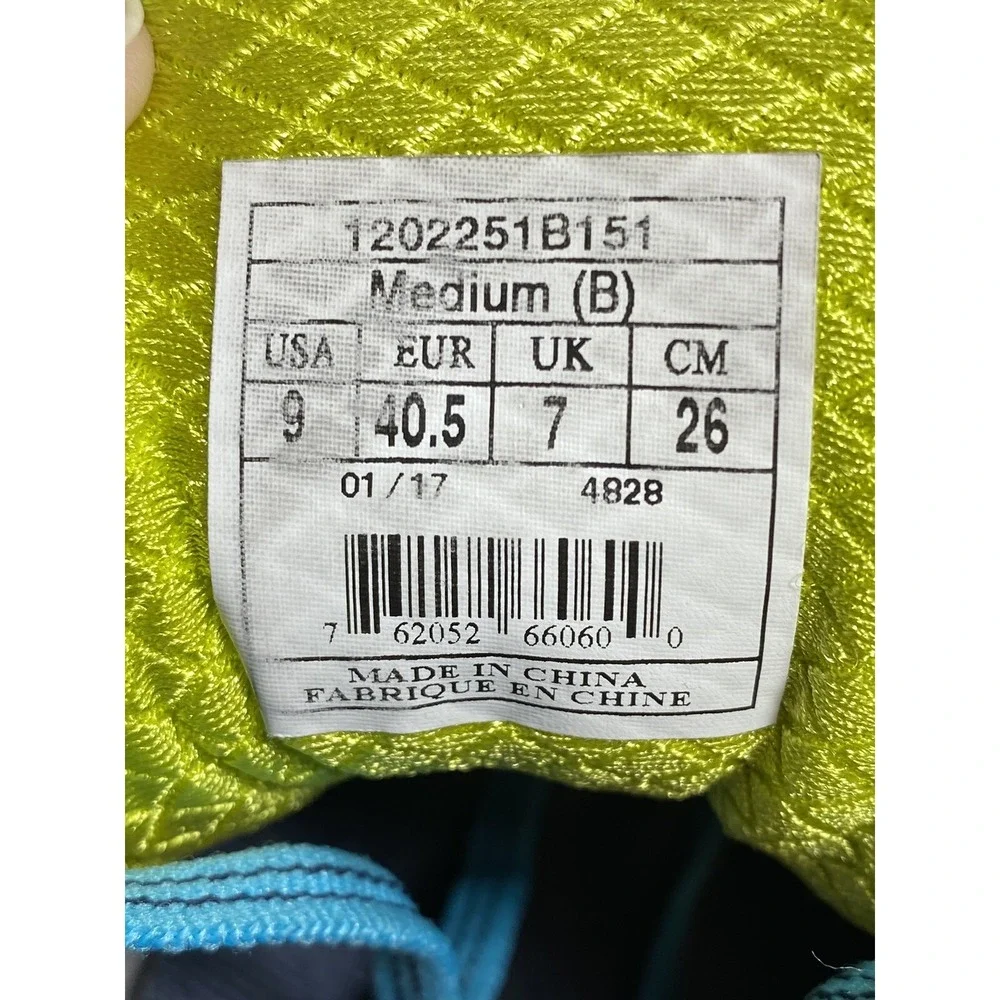 Brooks Women's Ghost 9 Tennis Shoes, Gray and Blue Size 9 Medium (B) (C562)